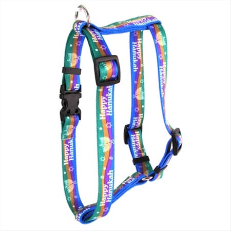 Happy Hanukah Roman Harness - Small/Medium